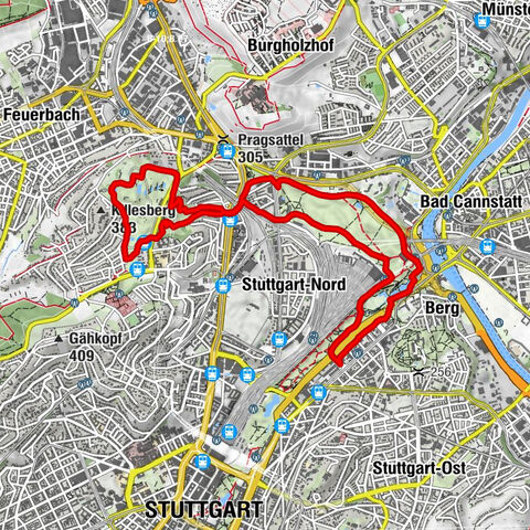 Stuttgart rosensteinpark Baden-Württemberg